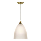 David Hunt Lighting Duxford Butter Brass Pendant DUX0140